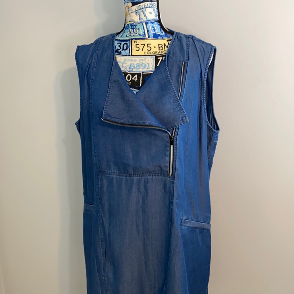 Tribal Femme Jean Zipper Dress